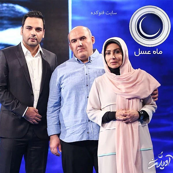 پرستو صالحی و برادرش امیر در برنامه ماه عسل